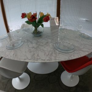 table tulipe Carrara