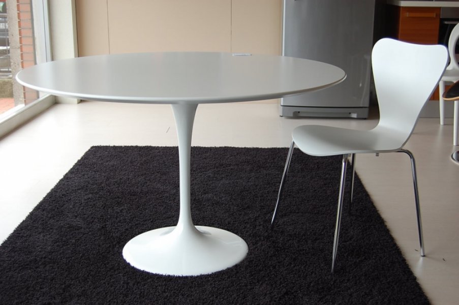 Table tulipe blanche 90 cm